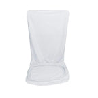 Short Spandex Chair Cover - White
