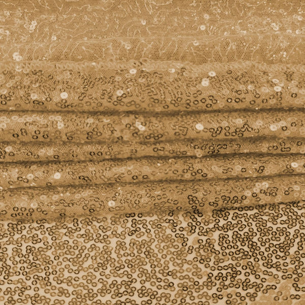 4ft x 7ft Sequin Photography Backdrop - Champagne