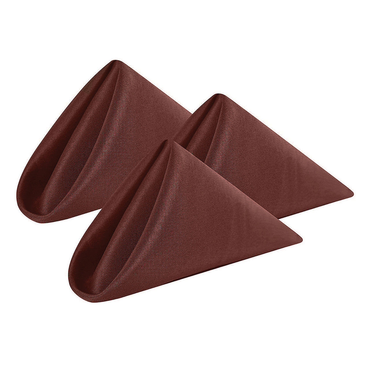 20" Polyester Table Napkin - Chocolate