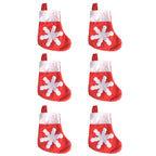 Christmas Stocking Cutlery Holder - 4pcs