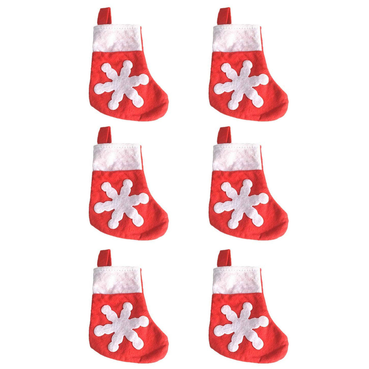 Christmas Stocking Cutlery Holder - 4pcs