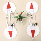 Santa Hats Cutlery Holder - 4pcs