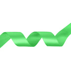 25m Double Sided Satin Ribbon - Classic Green