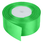 25m Double Sided Satin Ribbon - Classic Green