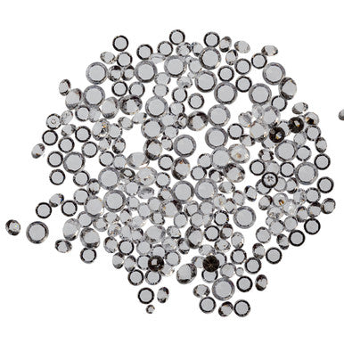 2000 Iridescent Table Scatter Acrylic Crystals, 4.5mm - Clear