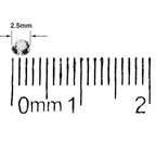 4000 Iridescent Table Scatter Acrylic Crystals, 2.5mm - Clear