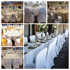 Spandex Folding Chair Cover - White