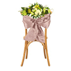 Premium Satin Chair Sash - Rose Gold (18cm x 274cm)