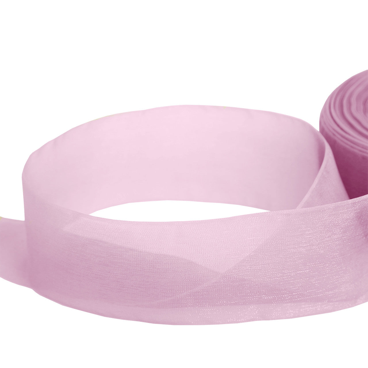 Organza Ribbon in Coral Pink