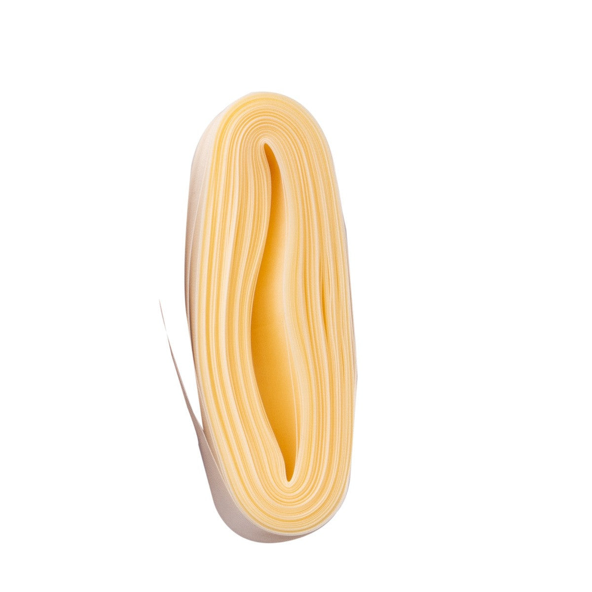 20m Organza Woven Edge Ribbon - Cream