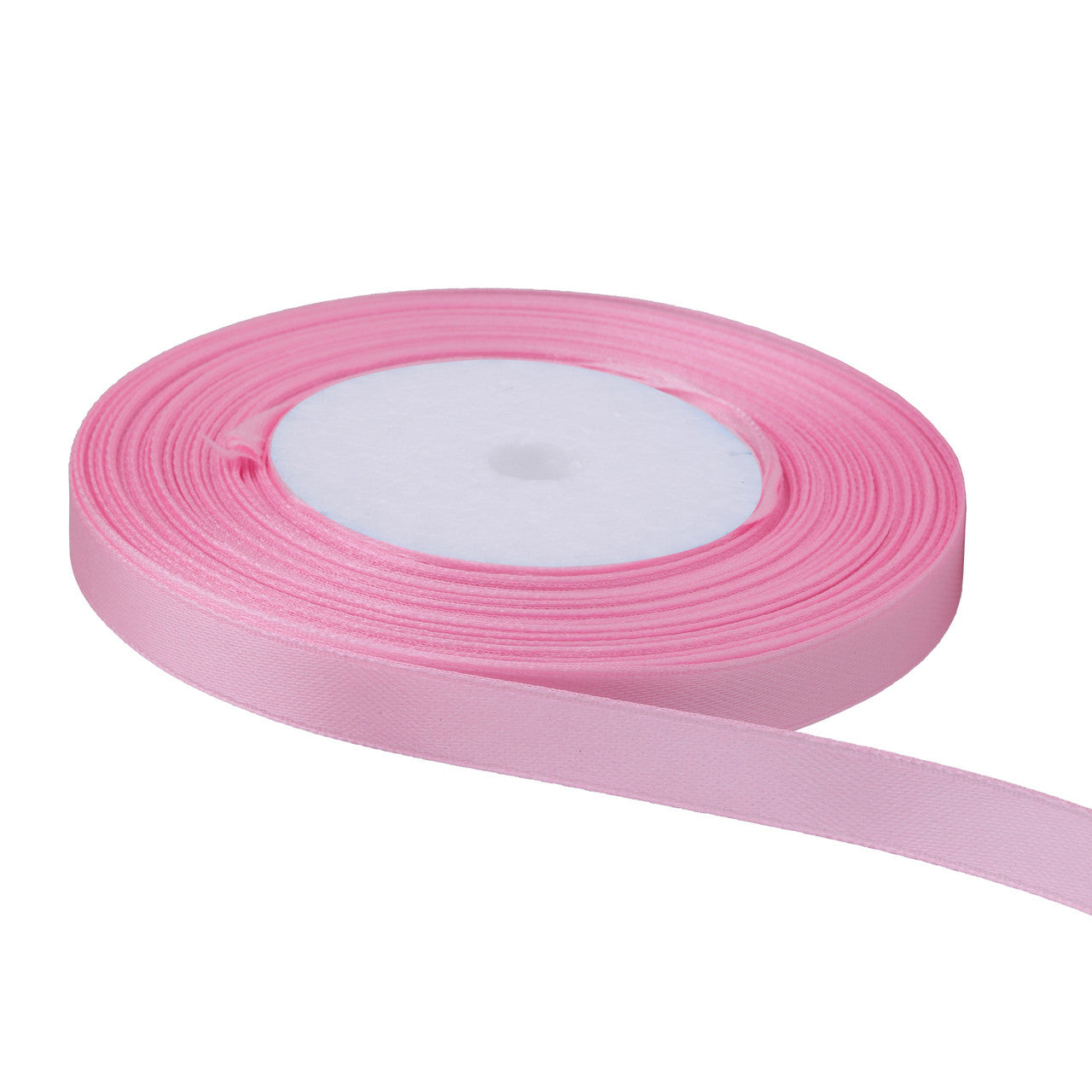 10m Double Sided Satin Ribbon - Baby Pink