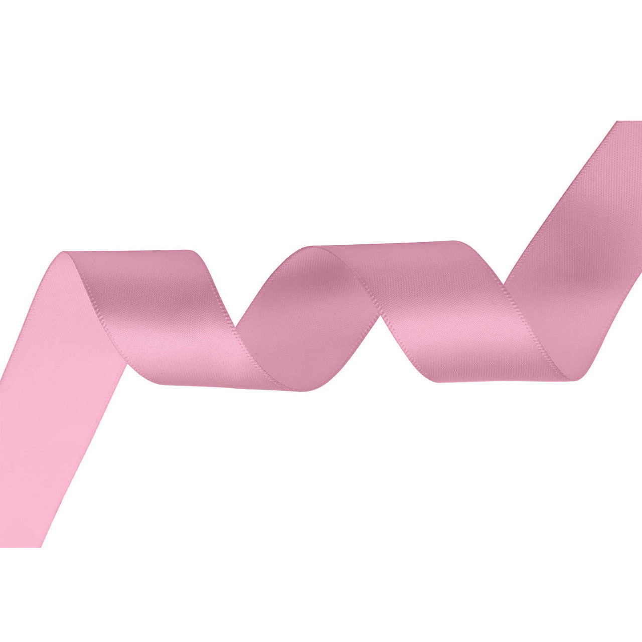 10m Double Sided Satin Ribbon - Baby Pink