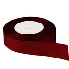 10m Double Sided Satin Ribbon - Burgundy