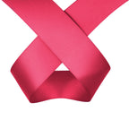 25m Double Sided Satin Ribbon - Hot Pink