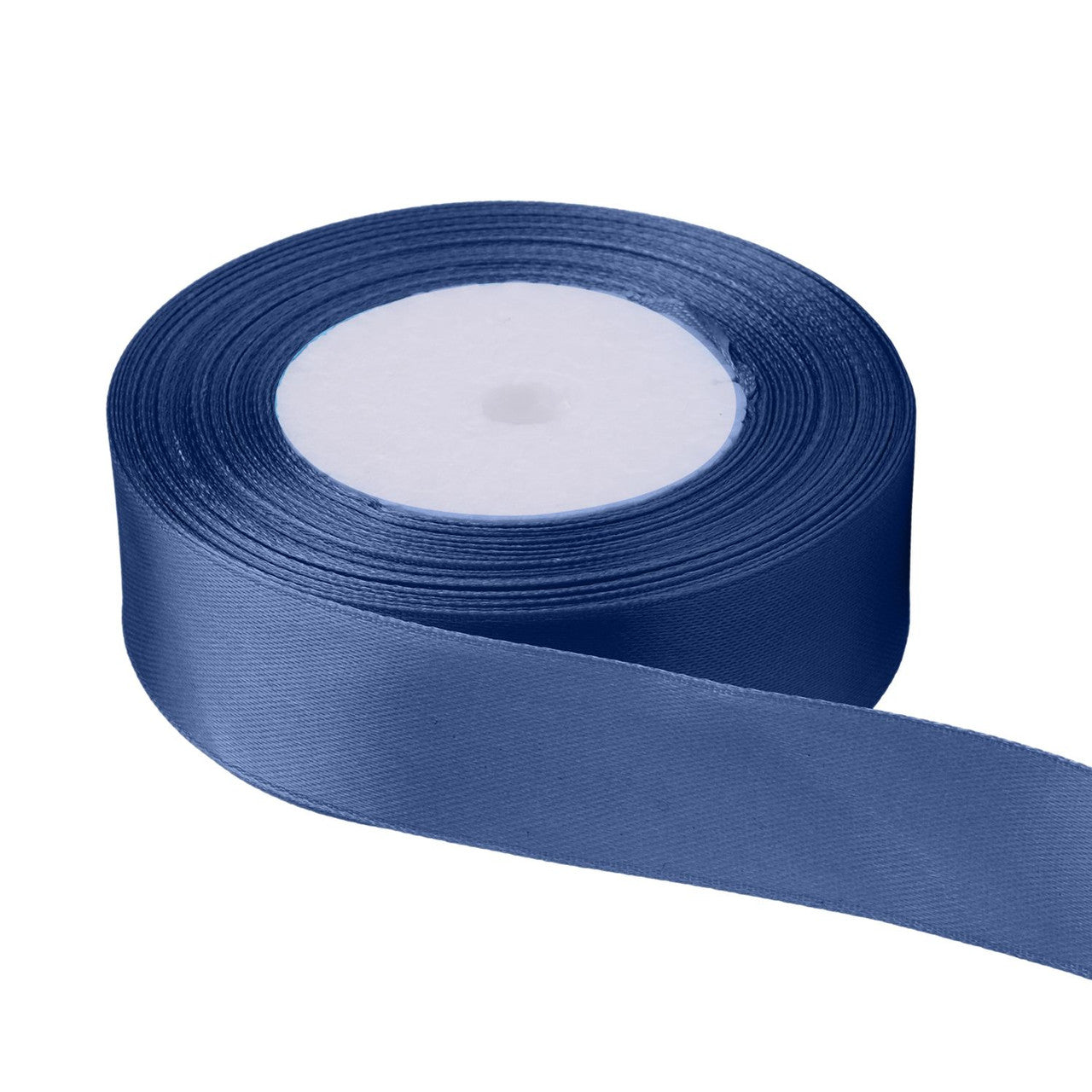 10m Double Sided Satin Ribbon - Navy