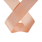 10m Double Sided Satin Ribbon - Peach