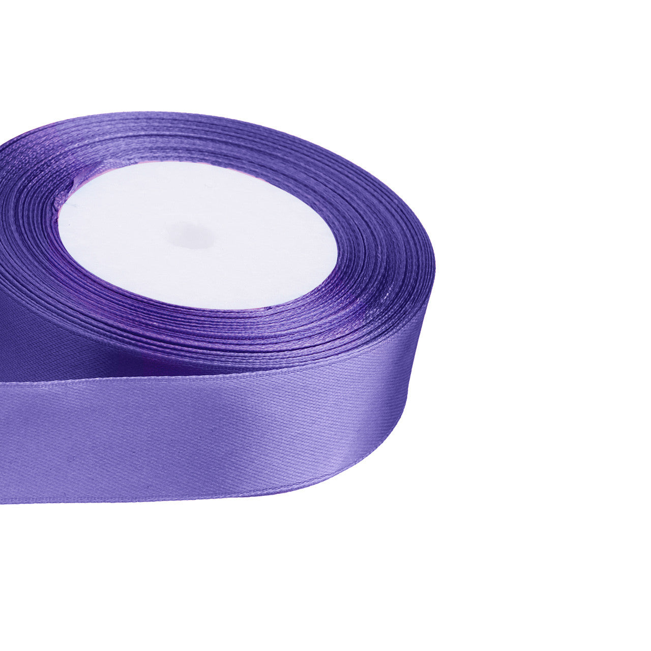 10m Double Sided Satin Ribbon - Purple