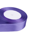25m Double Sided Satin Ribbon - Purple
