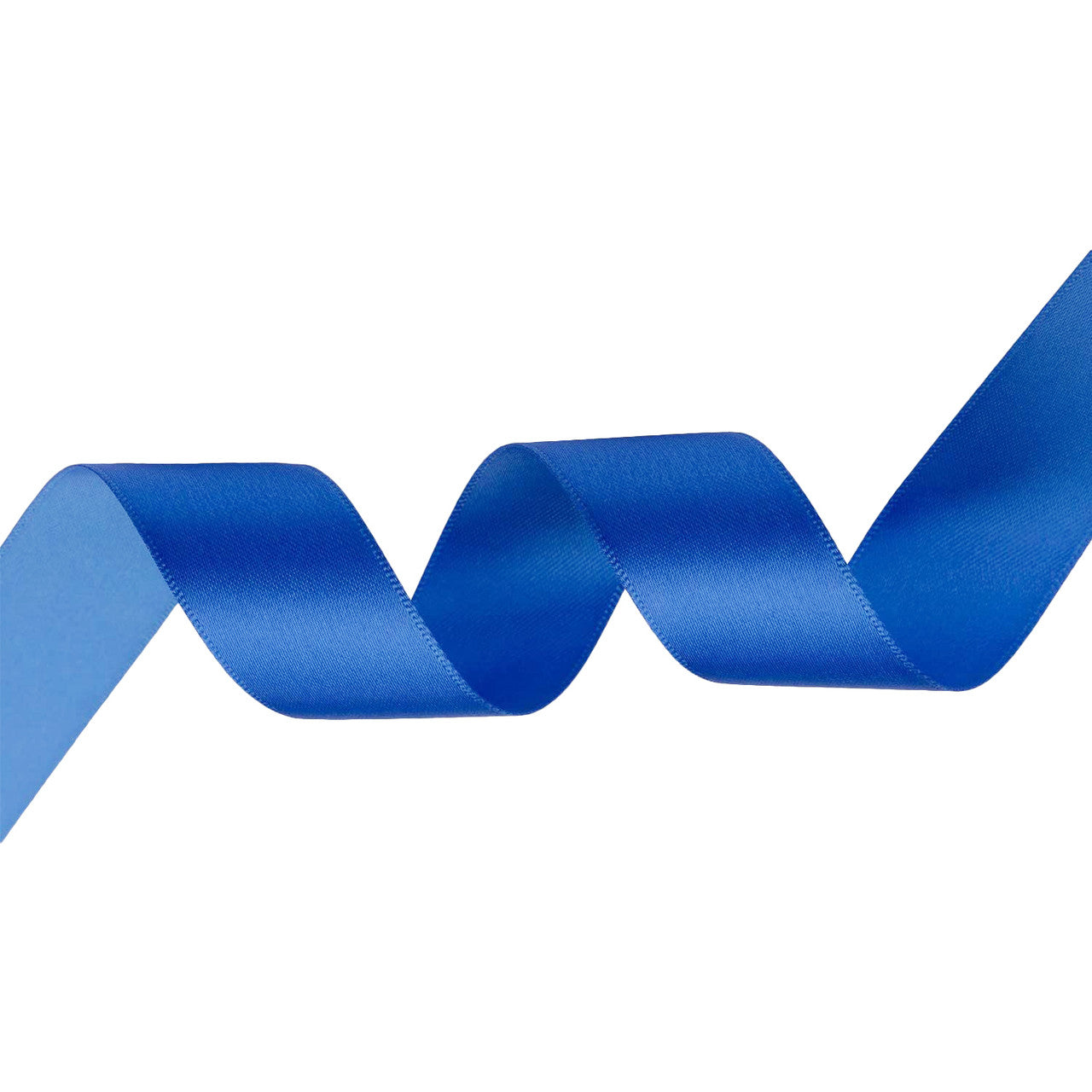 25m Double Sided Satin Ribbon - Royal Blue