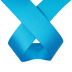 25m Double Sided Satin Ribbon - Turquoise