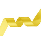 10m Double Sided Satin Ribbon - Yellow