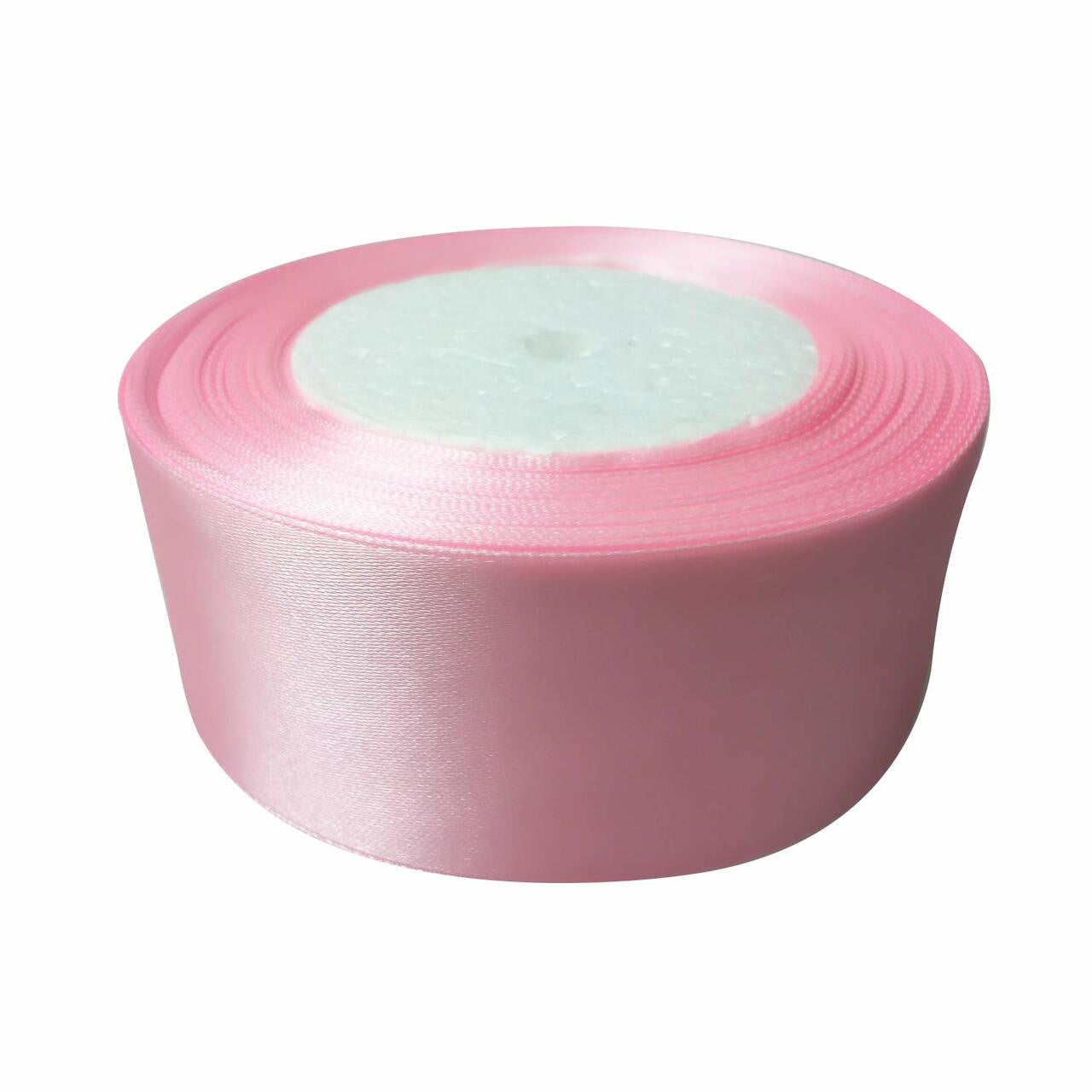10m Double Sided Satin Ribbon - Baby Pink