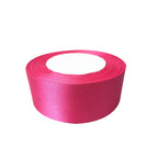 25m Double Sided Satin Ribbon - Hot Pink