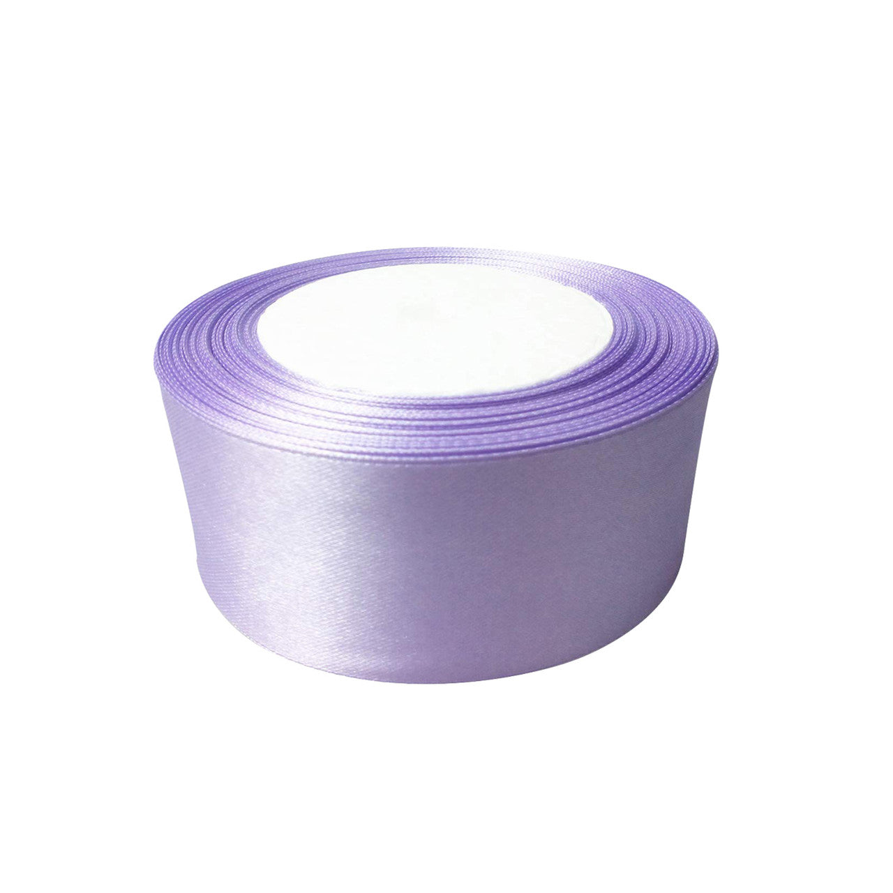 25m Double Sided Satin Ribbon - Lilac Purple