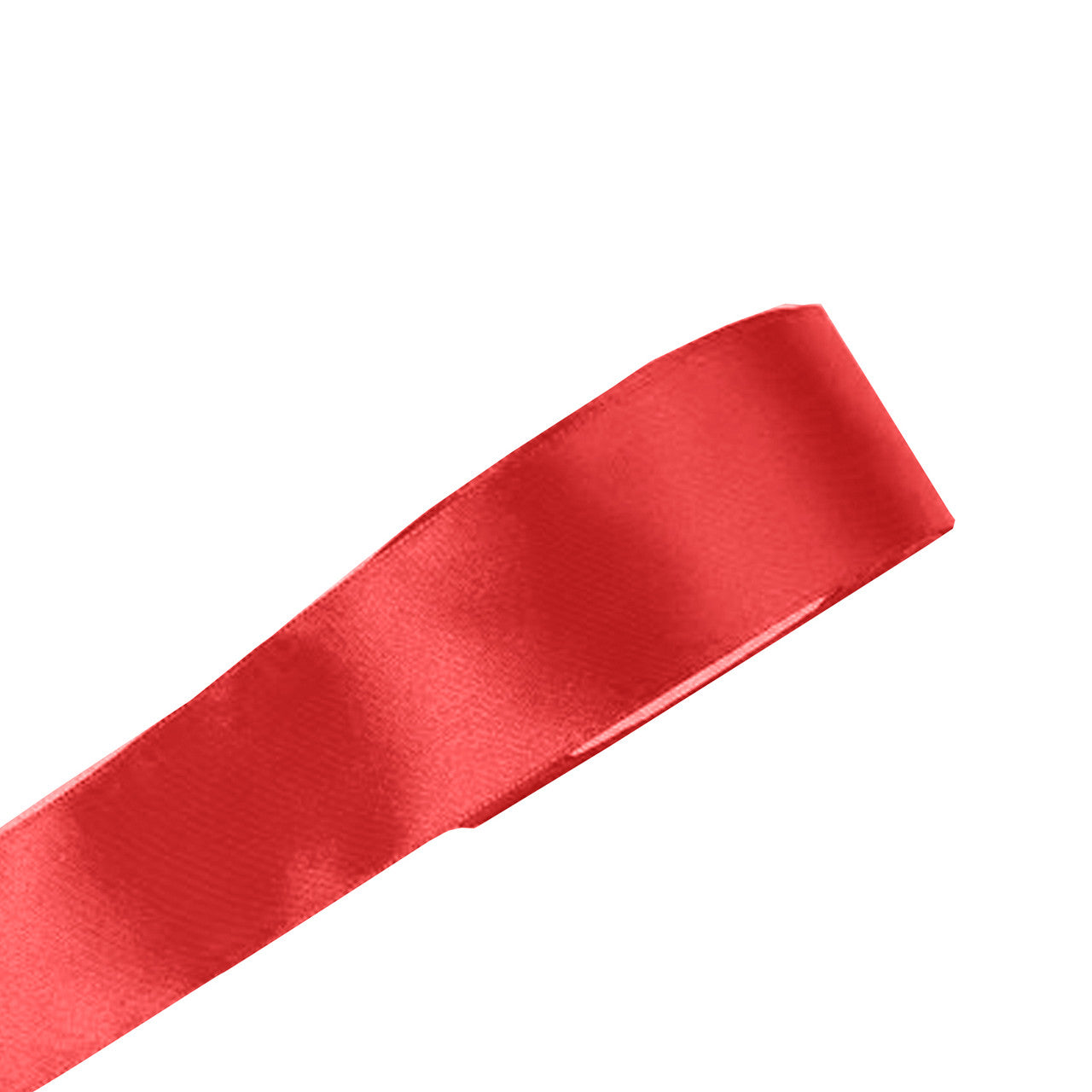 25m Double Sided Satin Ribbon - Red