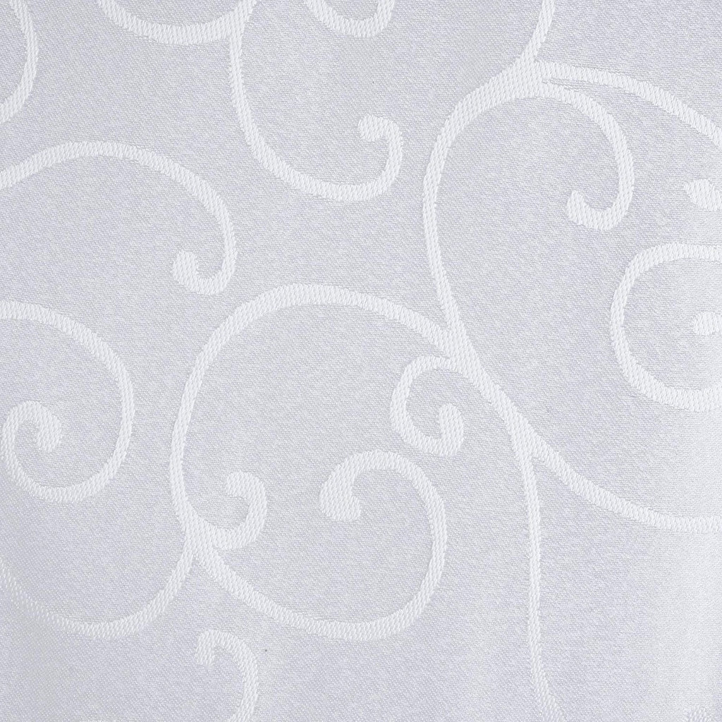 White Damask Polyester Table Napkin x 10