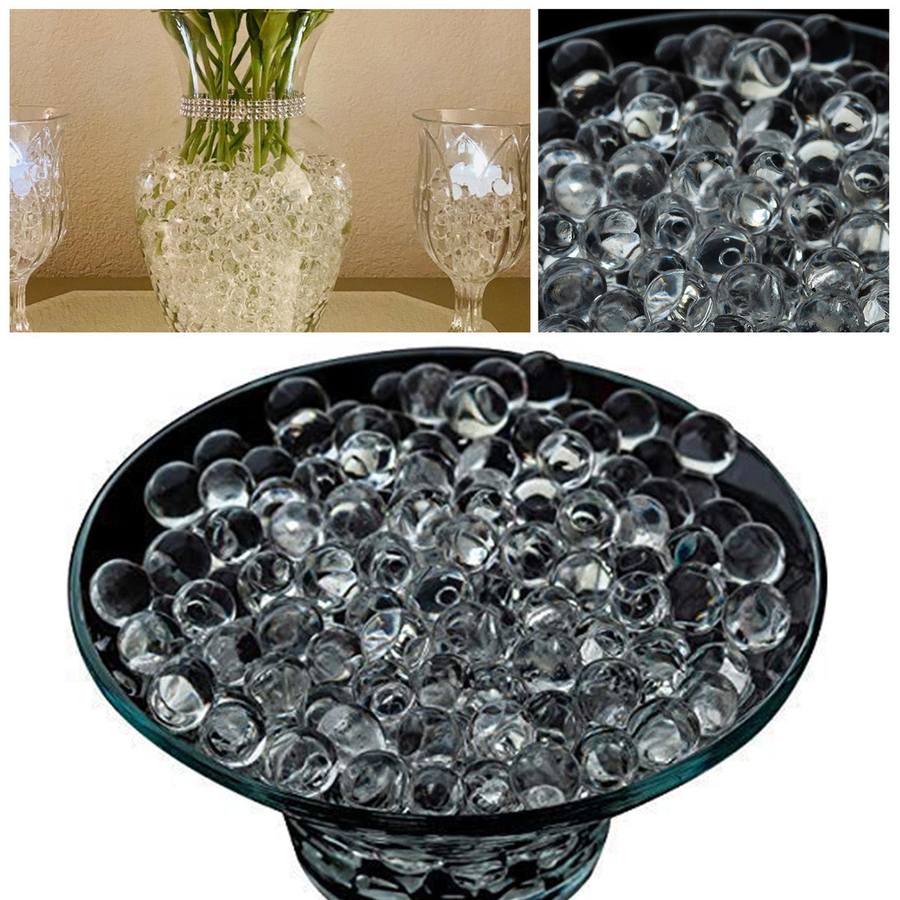 55,000pcs Aqua Gel Expanding Water Beads - Clear