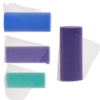 6" Tulle Fabric Roll - Baby Blue & Dark Purple & Light Purple & Mint Green (25Yard)