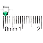 6000 Iridescent Table Scatter Acrylic Crystals, Mixed Sizes - Emerald Green