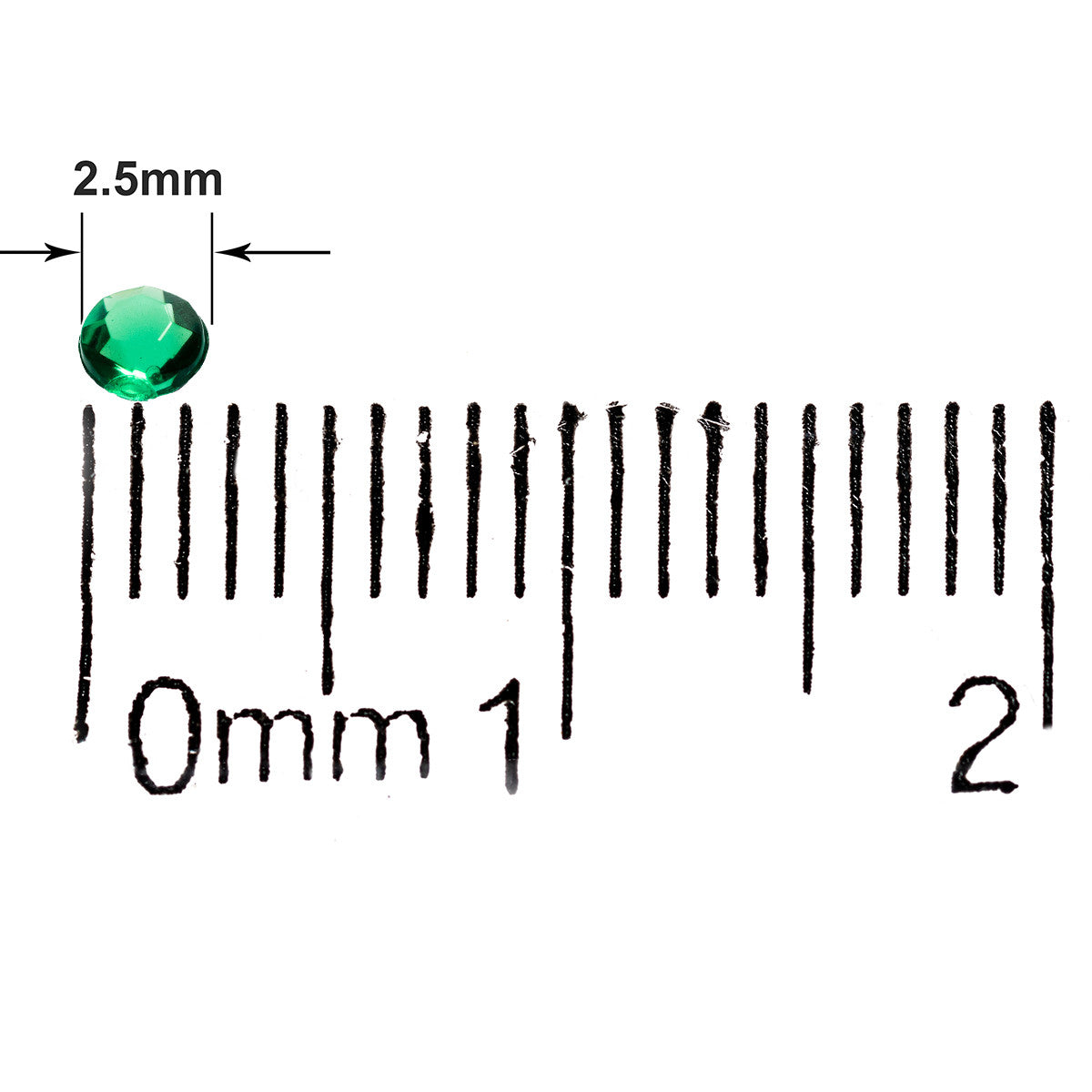 6000 Iridescent Table Scatter Acrylic Crystals, Mixed Sizes - Emerald Green