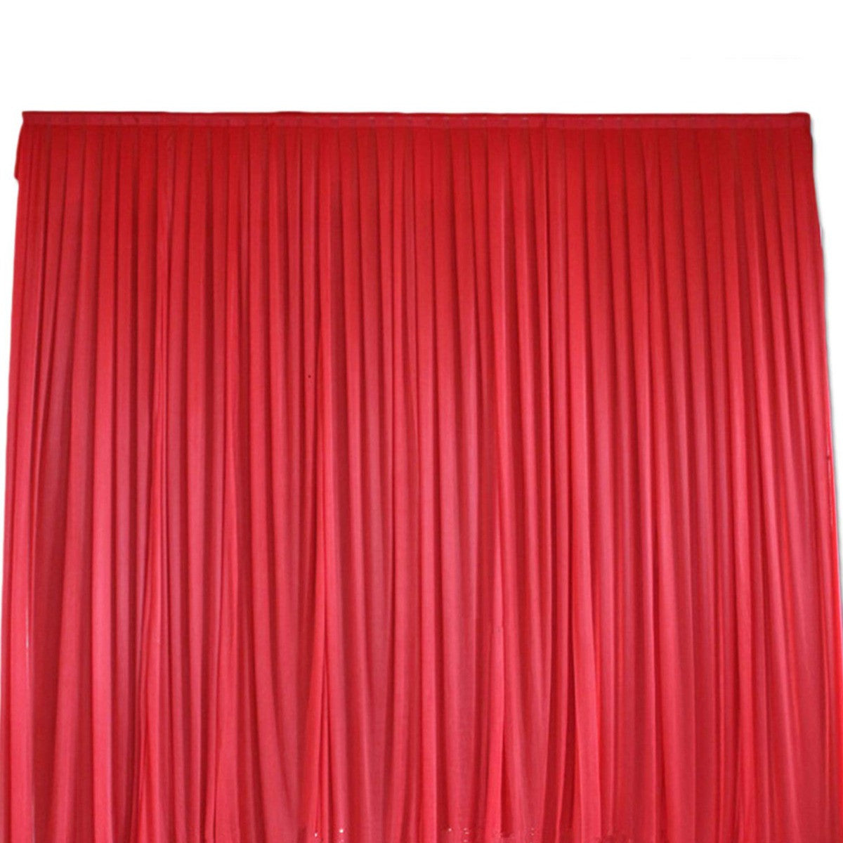1.5m x 10m Ice Silk Fabric - Red
