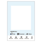 Cardboard Photo Frame Prop - Facebook