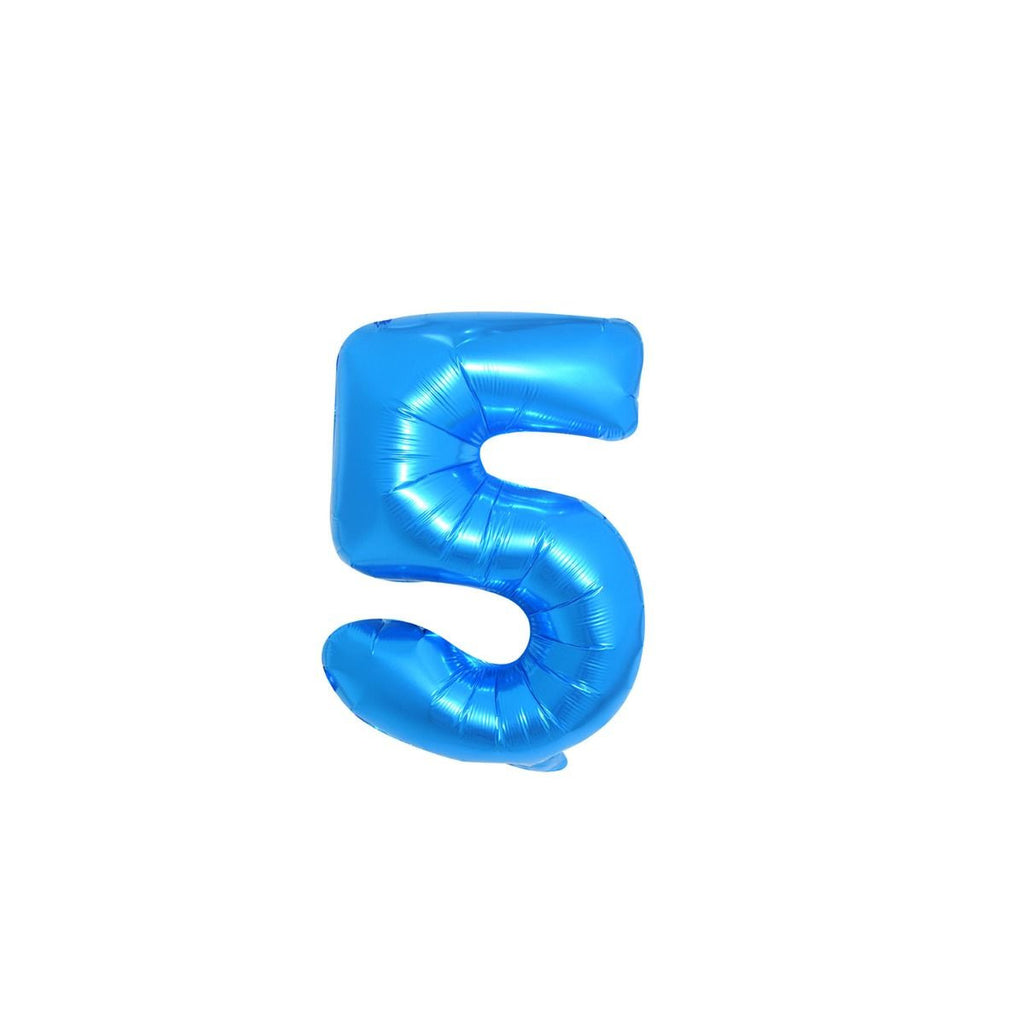 Large Foil Number Balloons - Blue