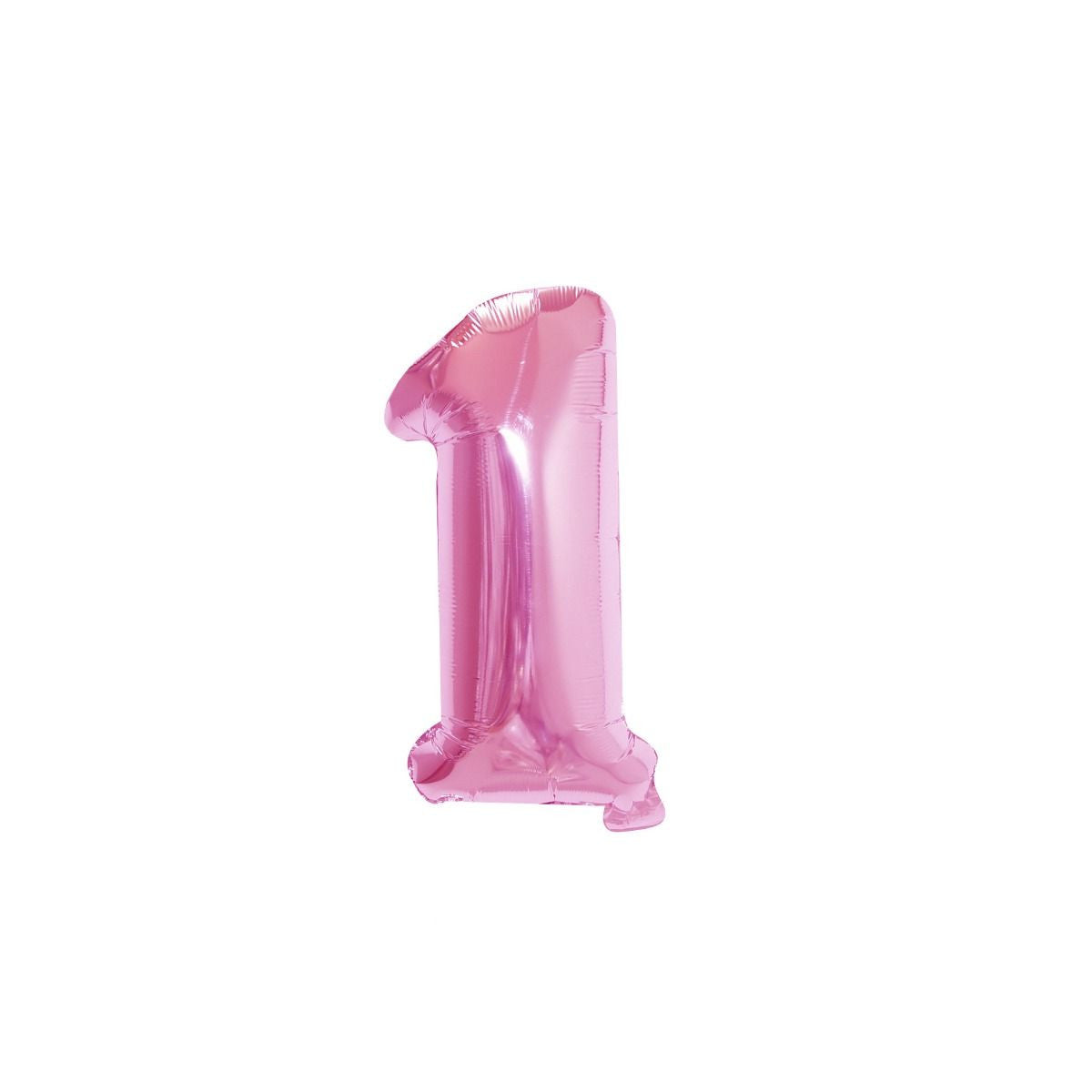 Large Foil Number Air-fill and Helium Balloons (0-9) - Pink
