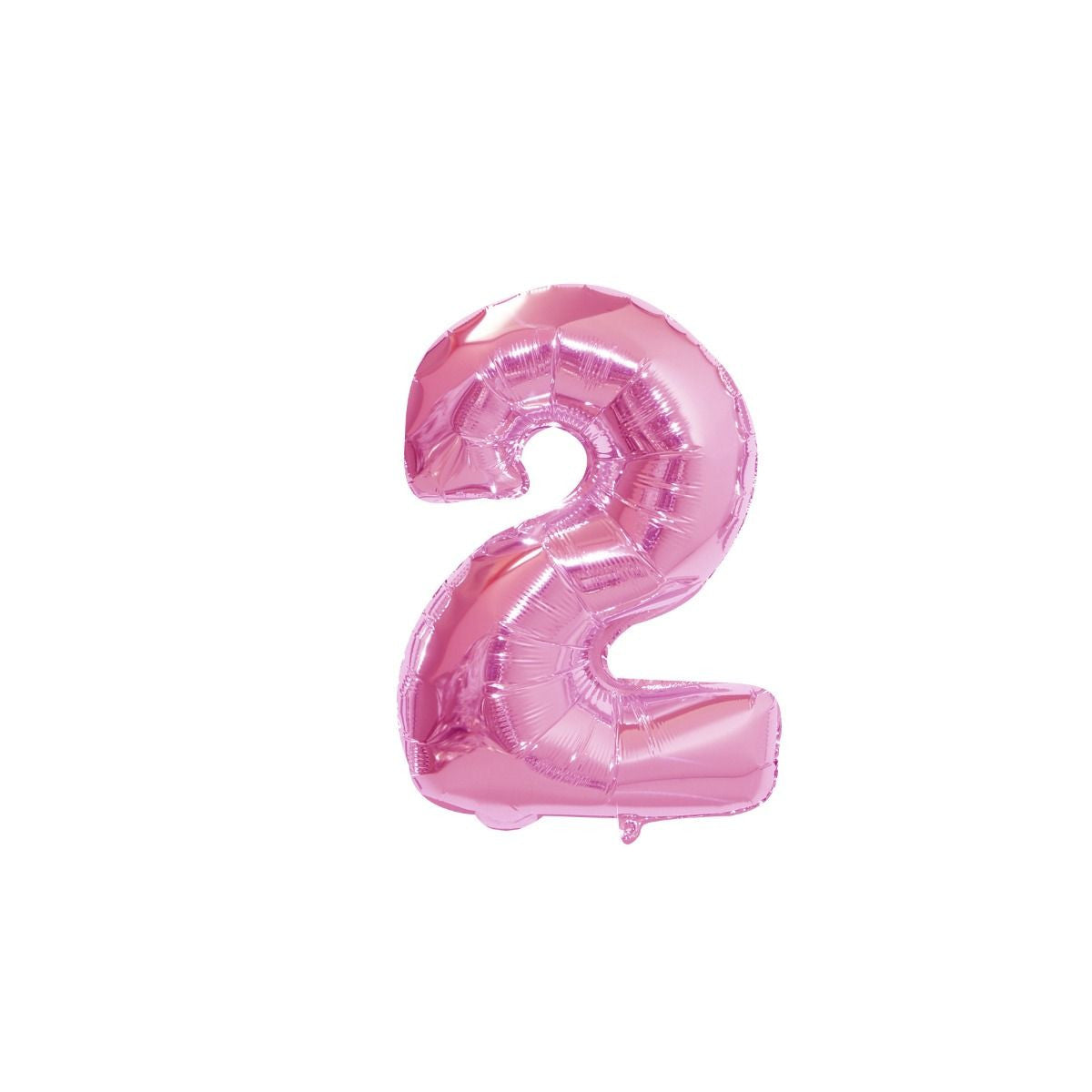 Large Foil Number Air-fill and Helium Balloons (0-9) - Pink