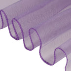 7" x 108" Organza Chair Sash - Purple