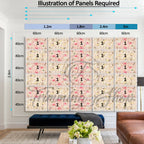 Hydrangea Artificial Flower Wall Panel 60cm x 40cm -Peach, Pink, Ivory & White
