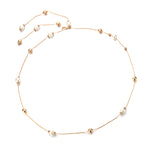 Gold Belt with Pearl Beads