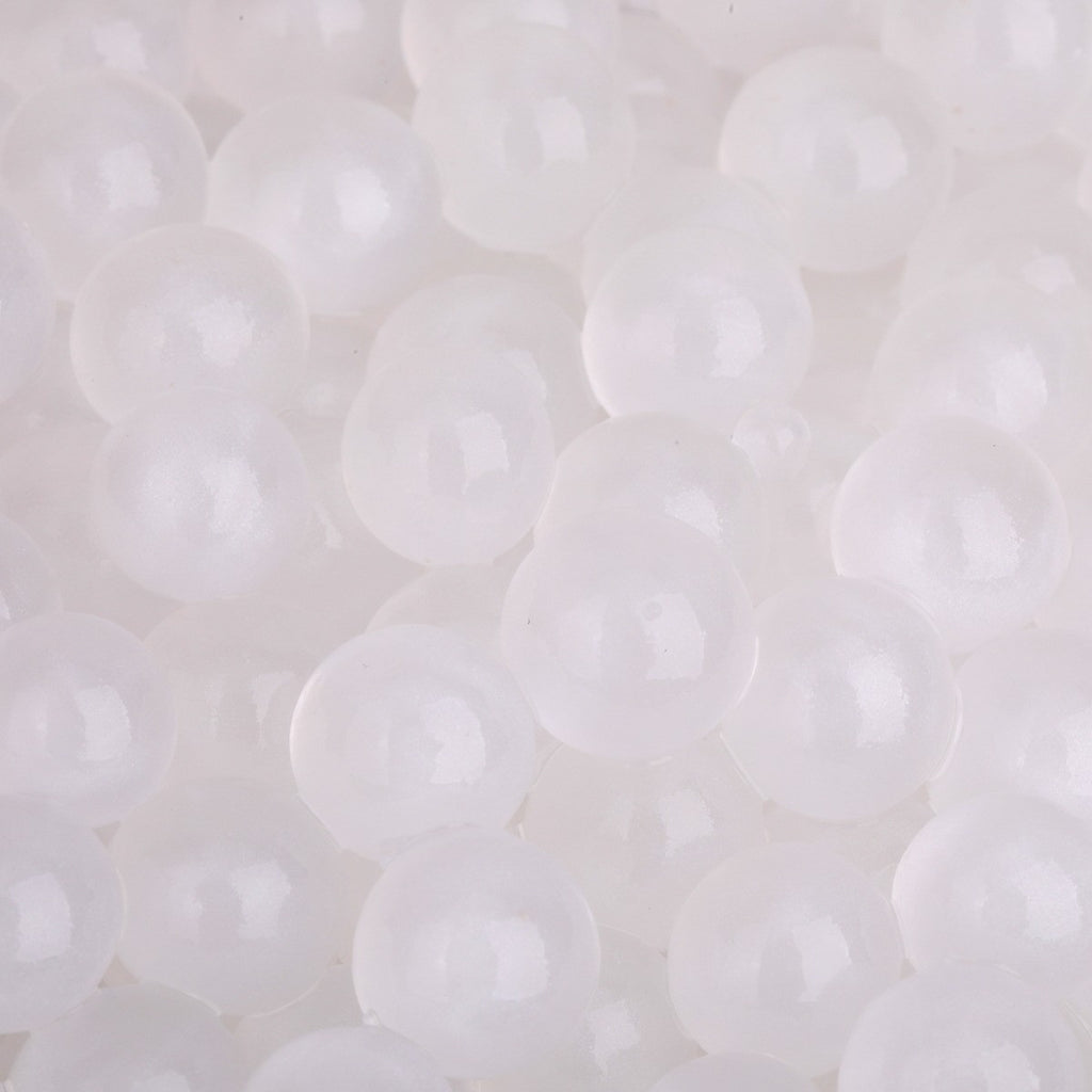 Aqua Gel Glitter Expanding Water Balls - White