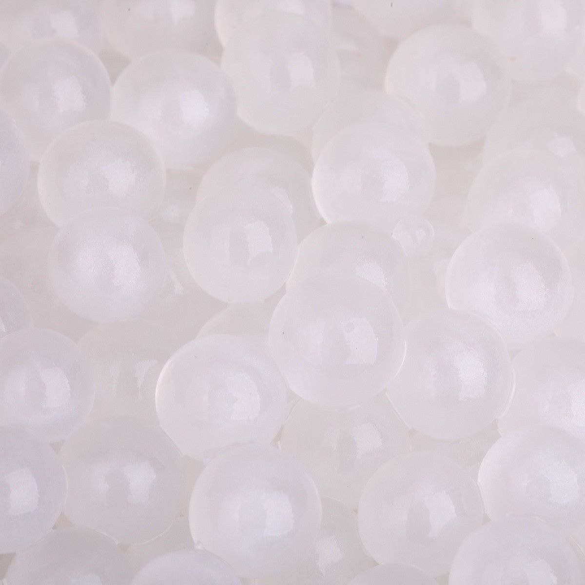 Aqua Gel Glitter Expanding Water Balls - White