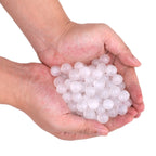 Aqua Gel Glitter Expanding Water Balls - White