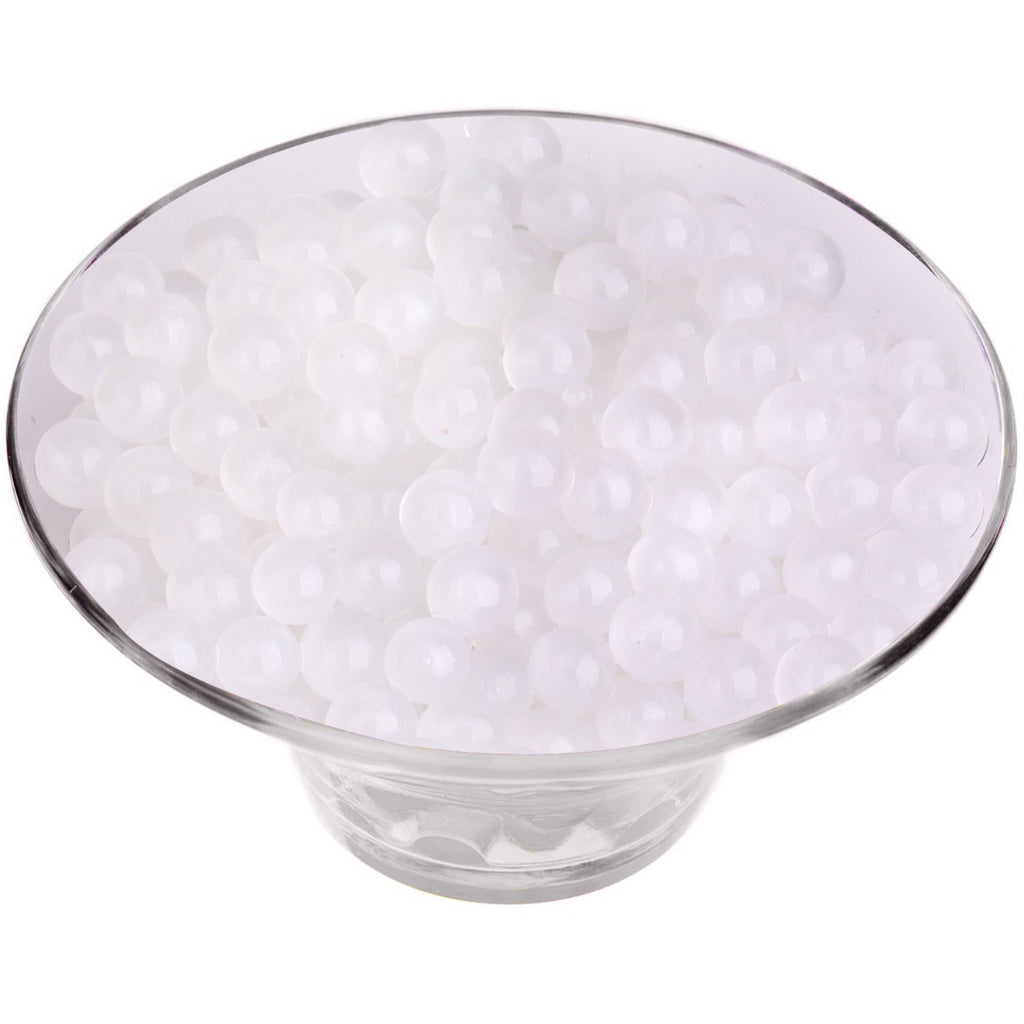 Aqua Gel Glitter Expanding Water Balls - White