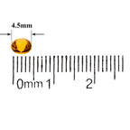 2000 Iridescent Table Scatter Acrylic Crystals, 4.5mm - Orange