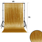 4ft x 7ft Sequin Photography Backdrop - Gold