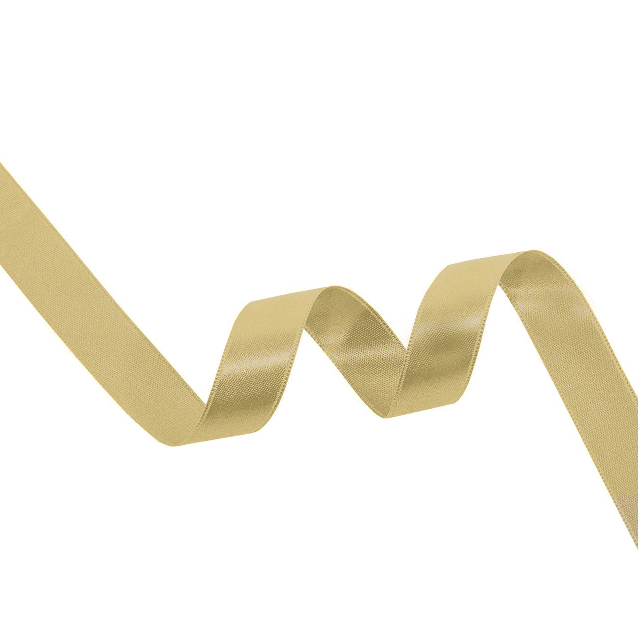 Double Sided Satin Ribbon - Gold