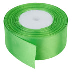 25m Double Sided Satin Ribbon - Green